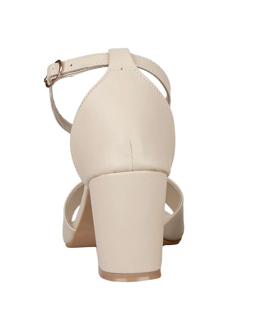 beige ankle strap sandals - 15810667 - Standard Image - 2