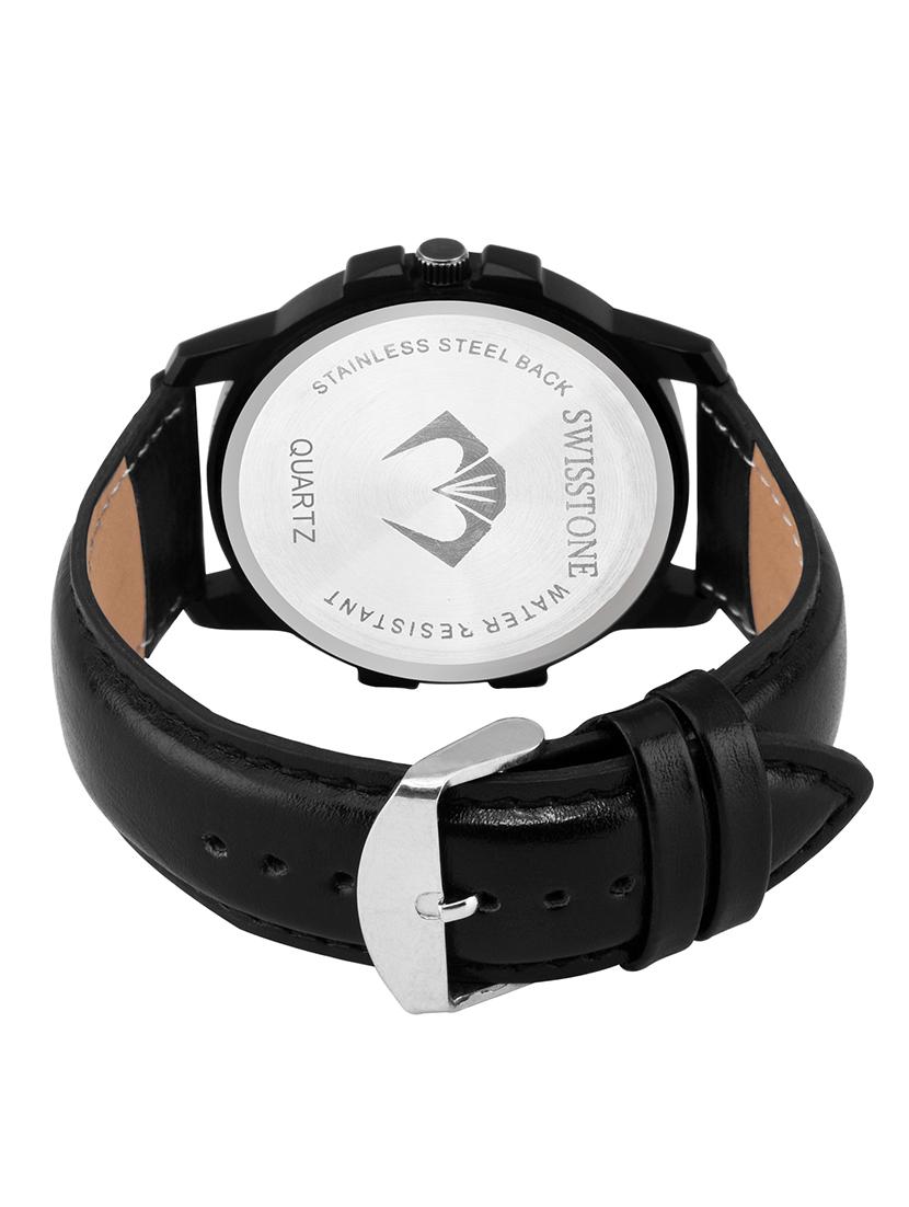 round dial analog watch-(bk390-blk) - 15814935 - Standard Image - 2