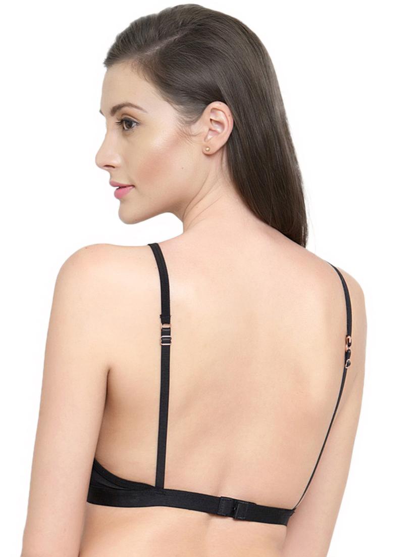 laced solid bralette - 15815466 - Standard Image - 2
