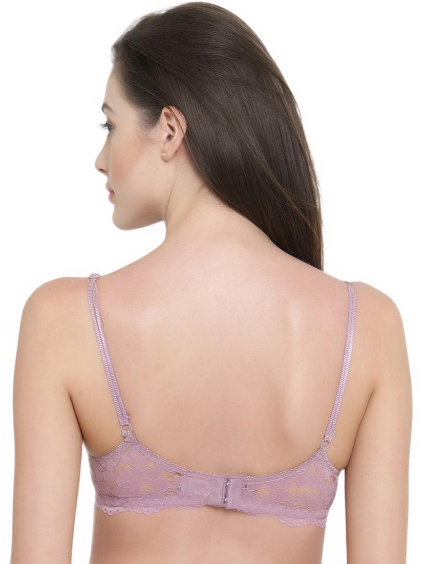 bow patch laced bra - 15815482 - Standard Image - 2