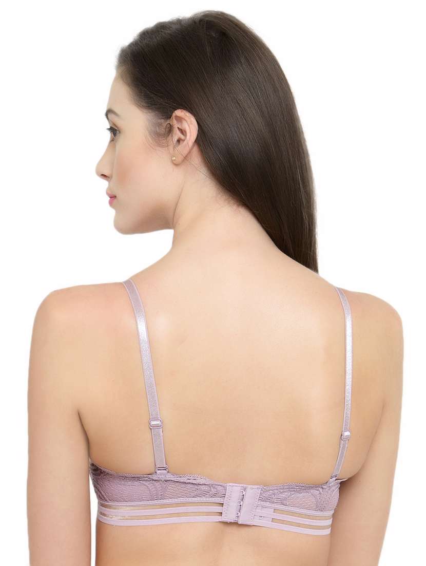 lightly padded laced bra - 15815491 - Standard Image - 2
