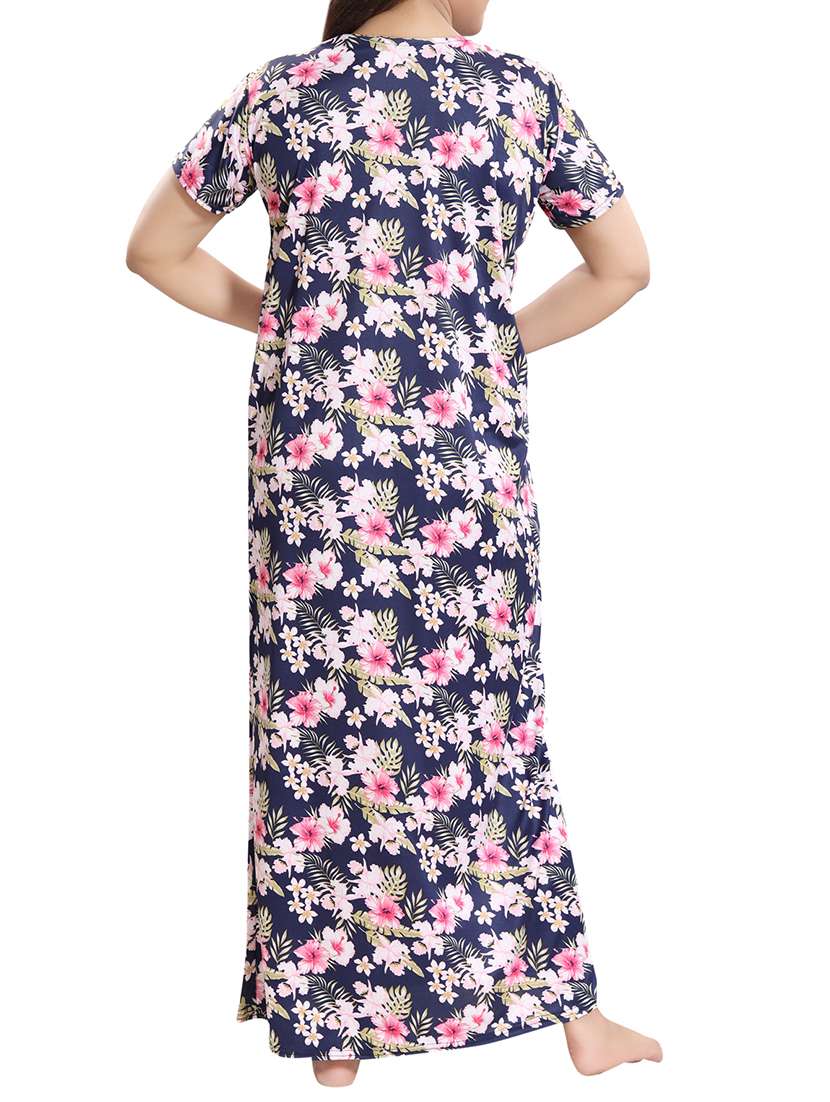 floral maternity nightwear gown - 15816385 -  Standard Image - 2