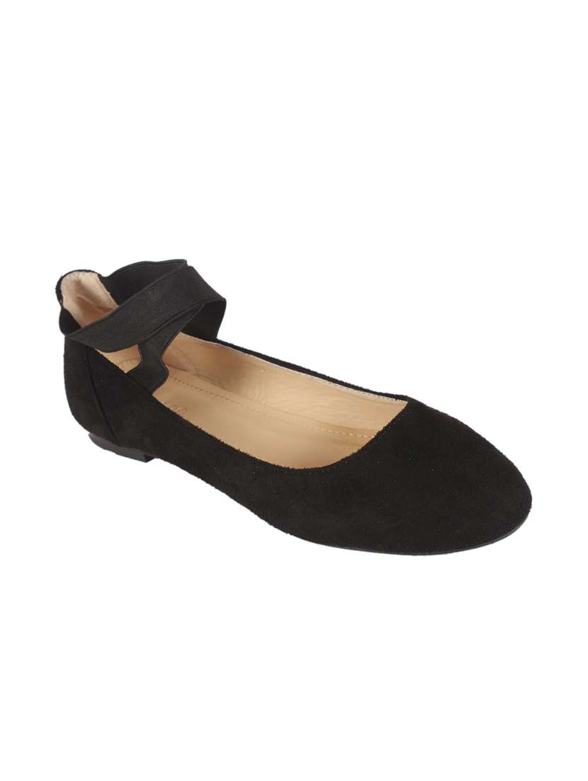 black slip on ballerinas