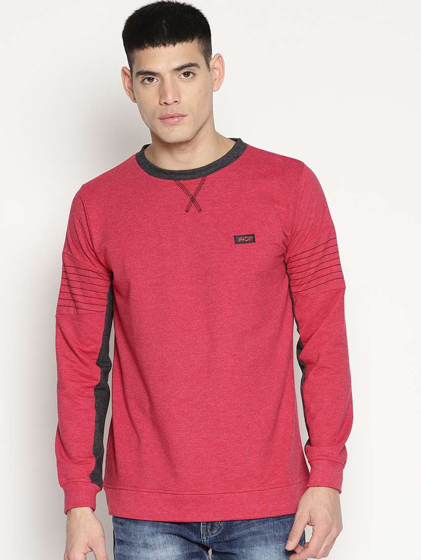 red cotton  sweatshirt