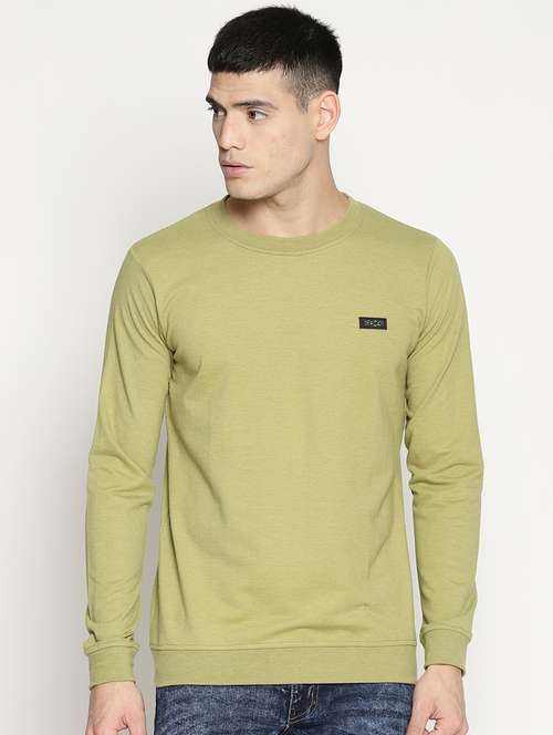 green cotton sweatshirt - 15817551 -  Standard Image - 0