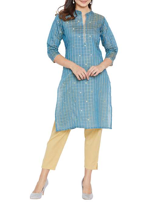 women's straight kurta - 15818221 - Standard Image - 0
