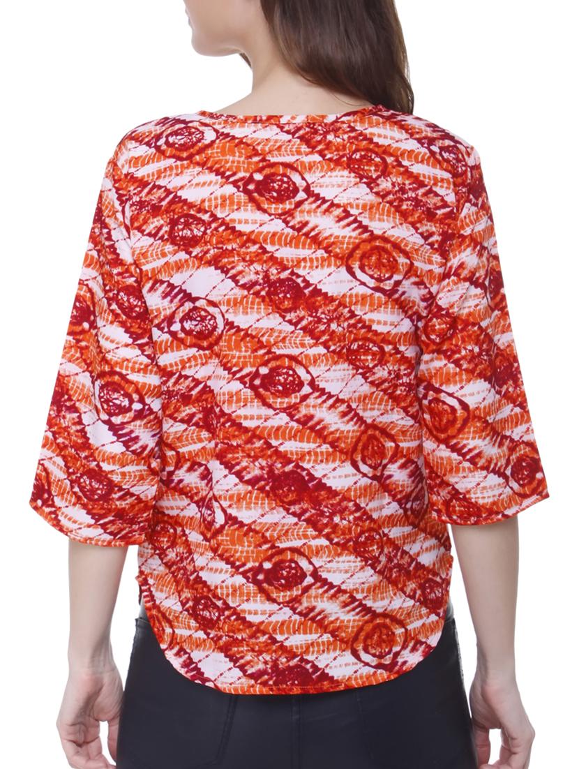 boat neck shibori top - 15819108 - Standard Image - 2