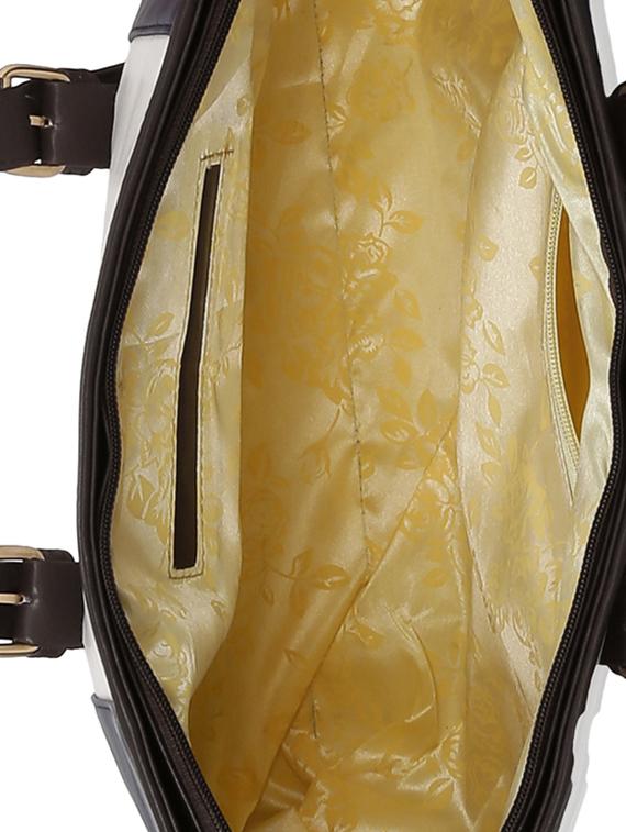 blue leatherette (pu) regular tote - 15824880 - Standard Image - 2