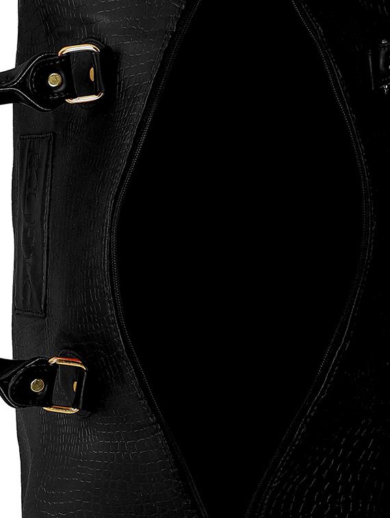 black leatherette (pu) handbag - 15824883 - Standard Image - 2