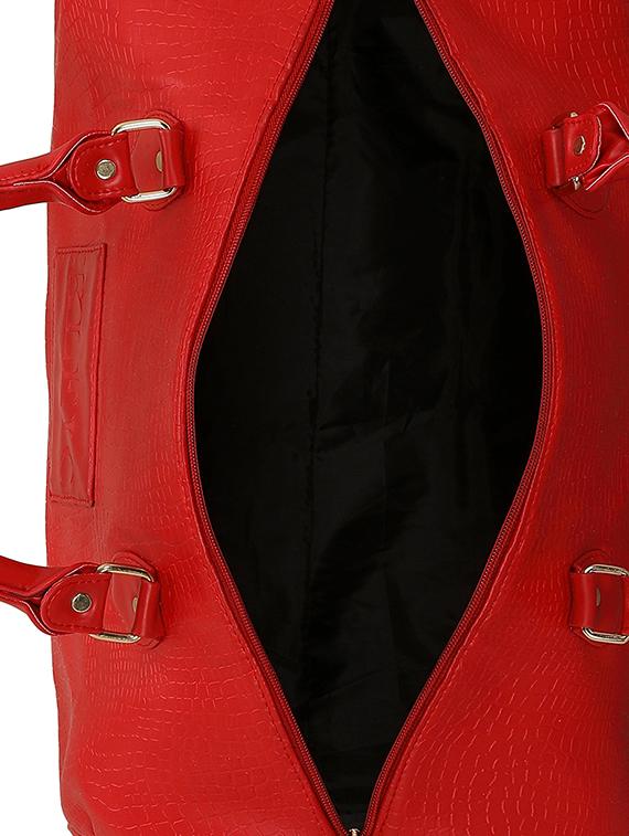 red leatherette (pu) handbag - 15824886 - Standard Image - 2