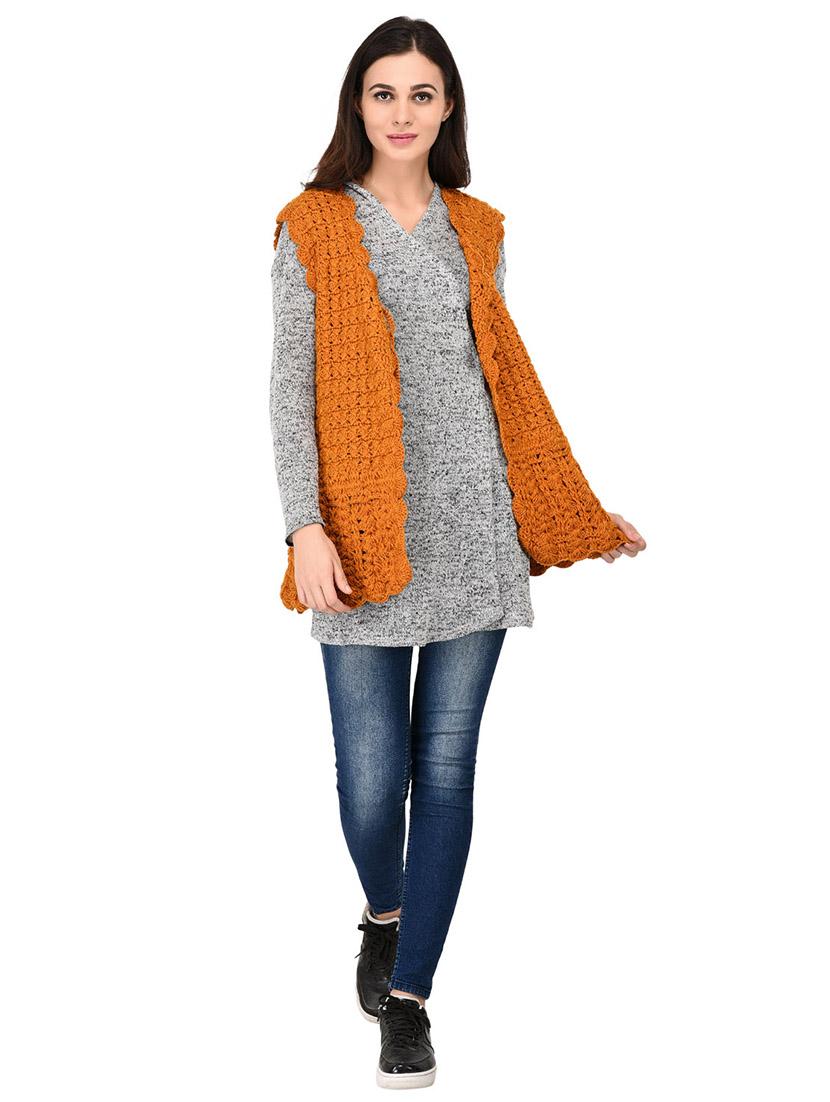 yellow wool jacket - 15829408 - Standard Image - 2