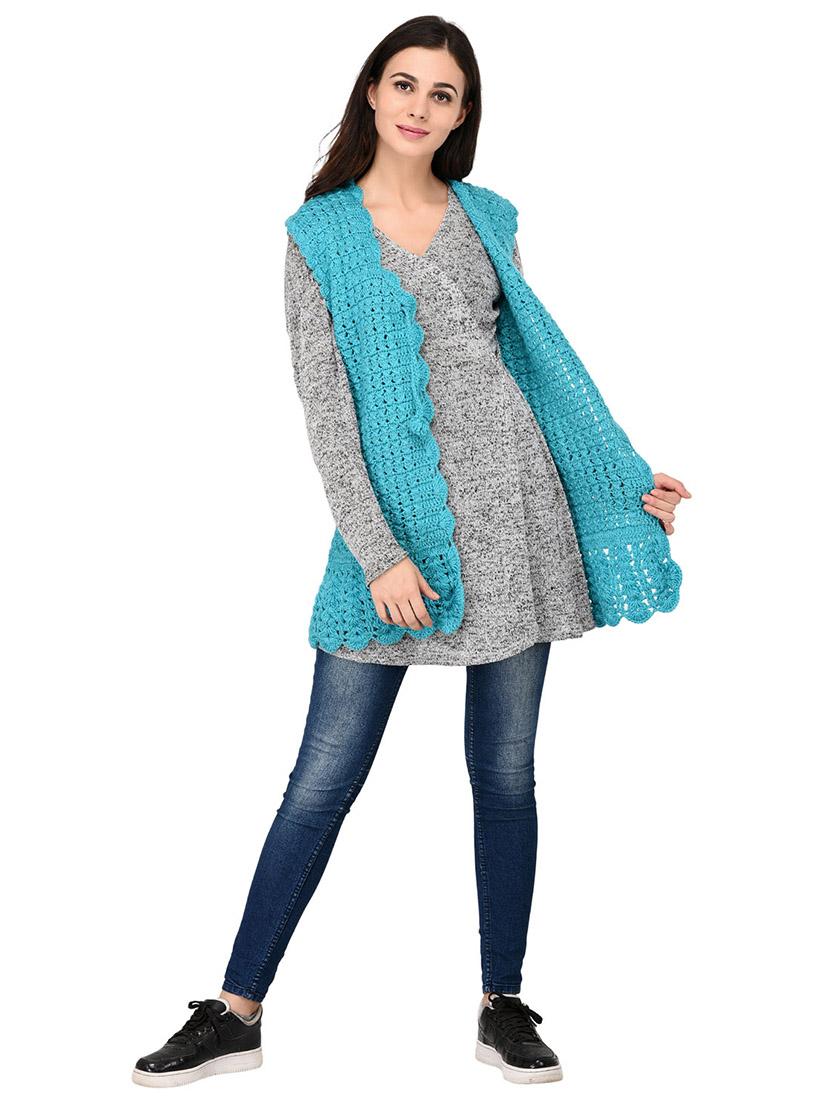 crochet wool jacket - 15829410 - Standard Image - 2
