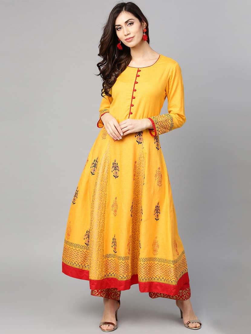 women's flared kurta