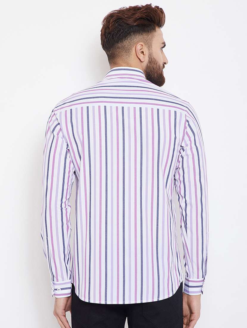white striped casual shirt - 15840844 -  Standard Image - 2