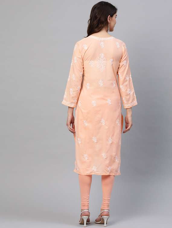 women's straight kurta - 15842073 - Standard Image - 2