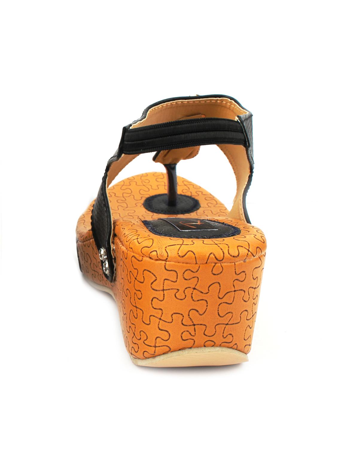 black back strap wedges - 15844067 - Standard Image - 2