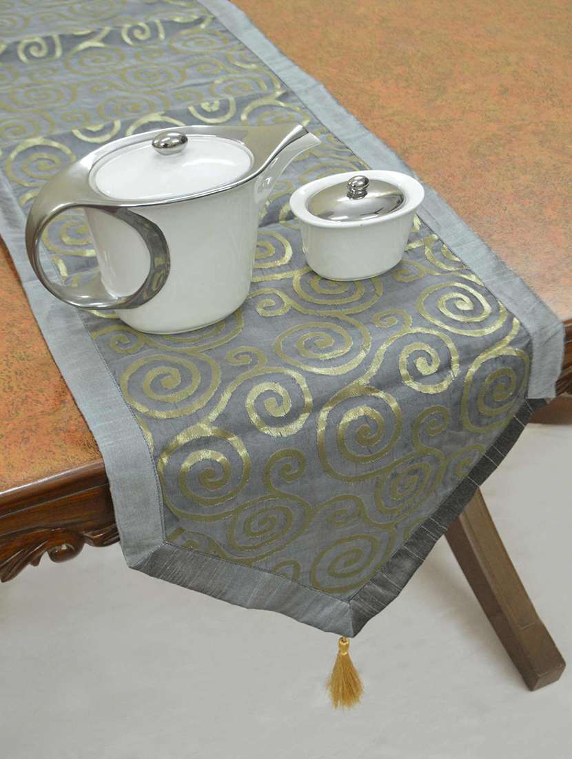 cutwork sheen table runner