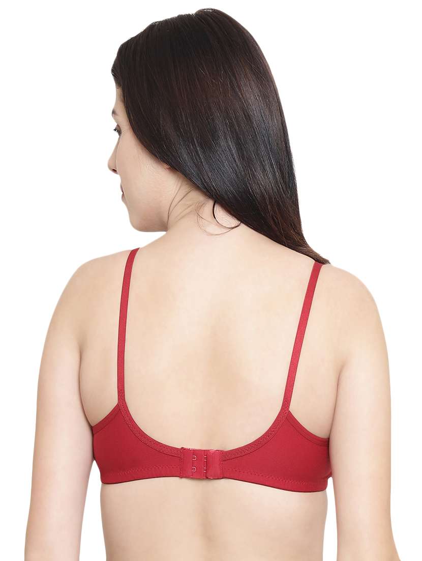 bow patch solid bra - 15852246 - Standard Image - 2