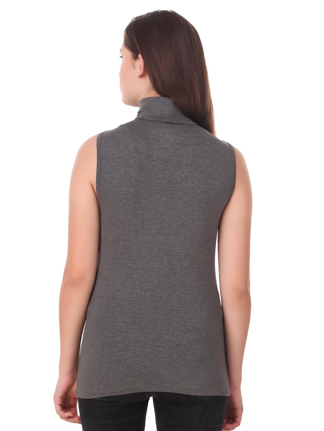 turtle neck sleeveless top - 15852574 - Standard Image - 2