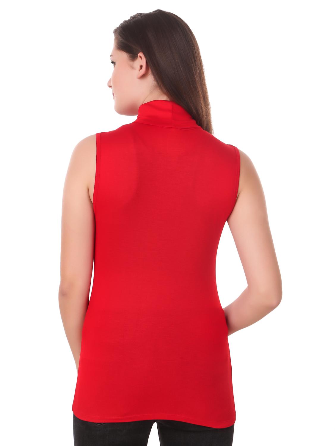 turtle neck sleeveless top - 15852576 - Standard Image - 2