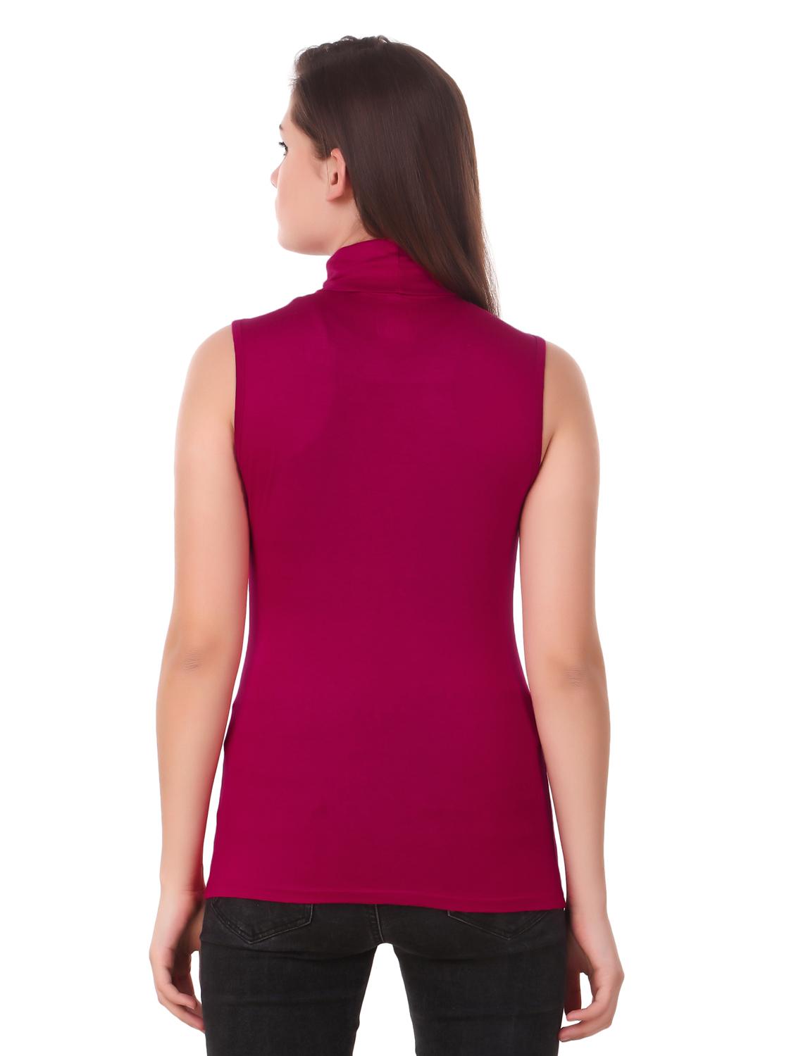 turtle neck sleeveless top - 15852578 - Standard Image - 2