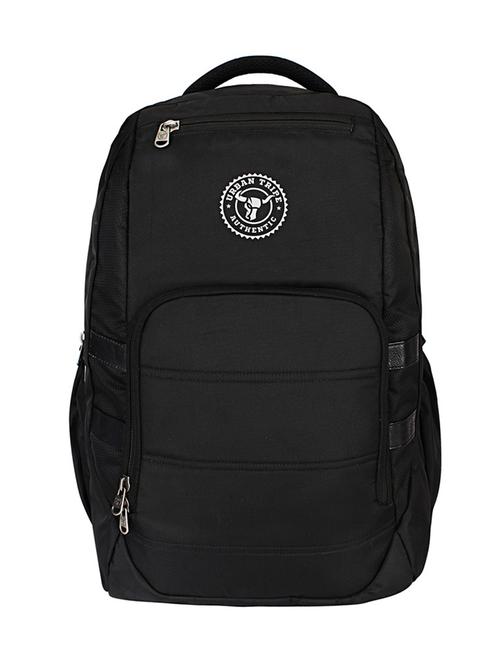 black polyester backpack - 15854139 -  Standard Image - 0