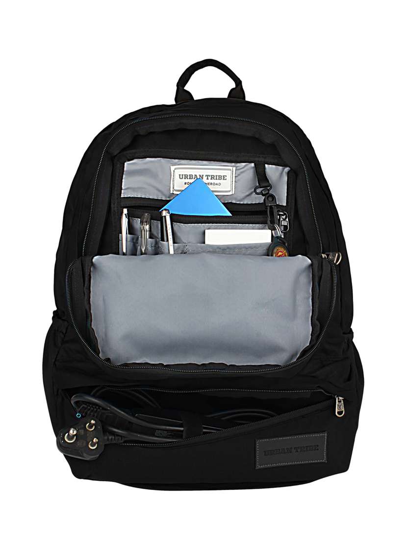 black polyester backpack - 15854150 -  Standard Image - 2