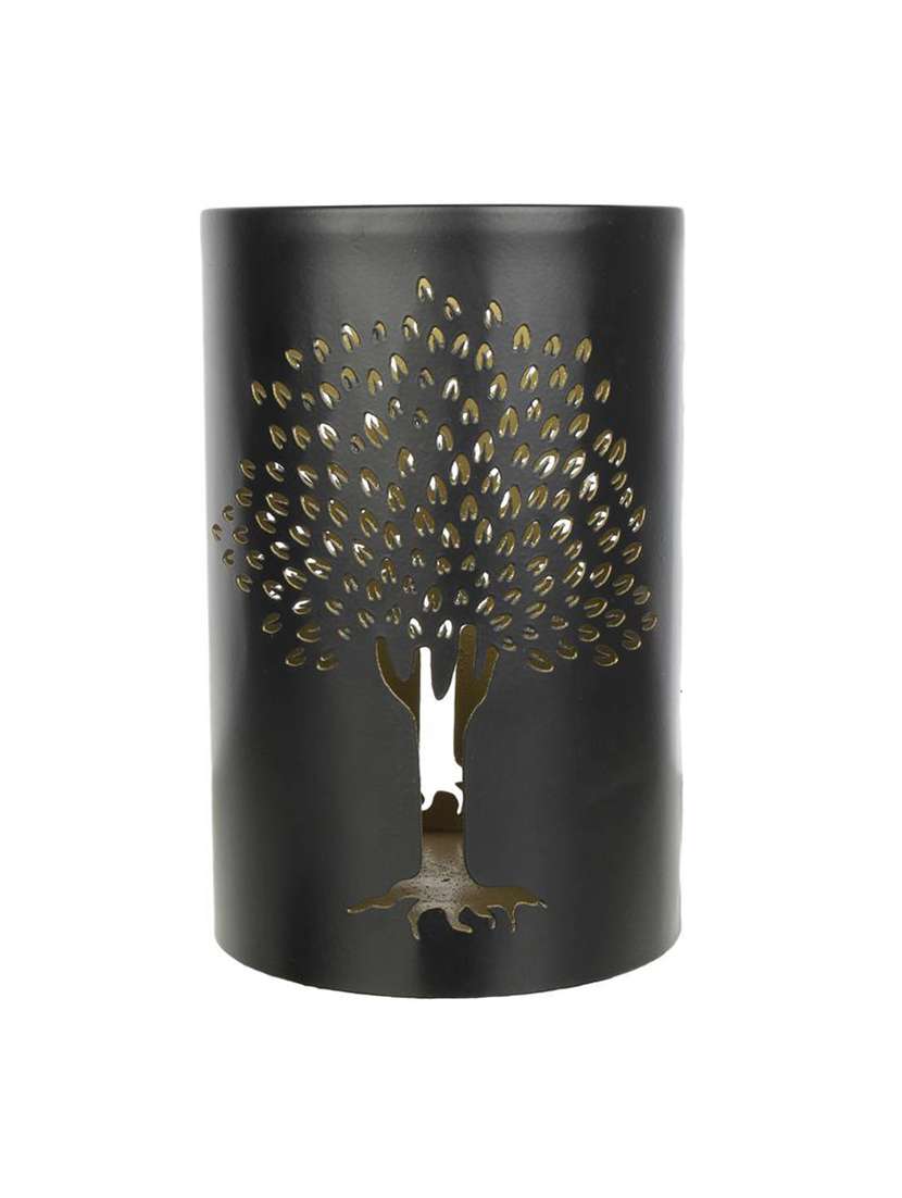 wrap your wish contemporary tree design metal votive small