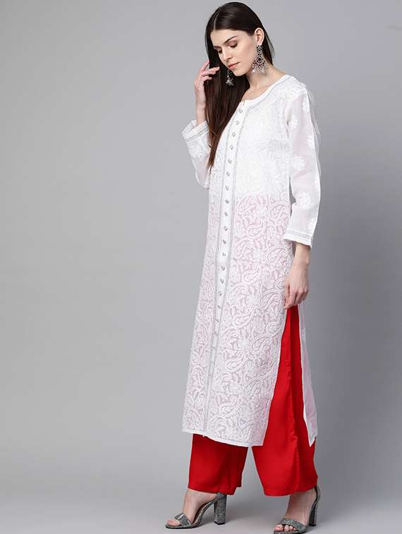 women's straight kurta - 15858687 -  Standard Image - 2