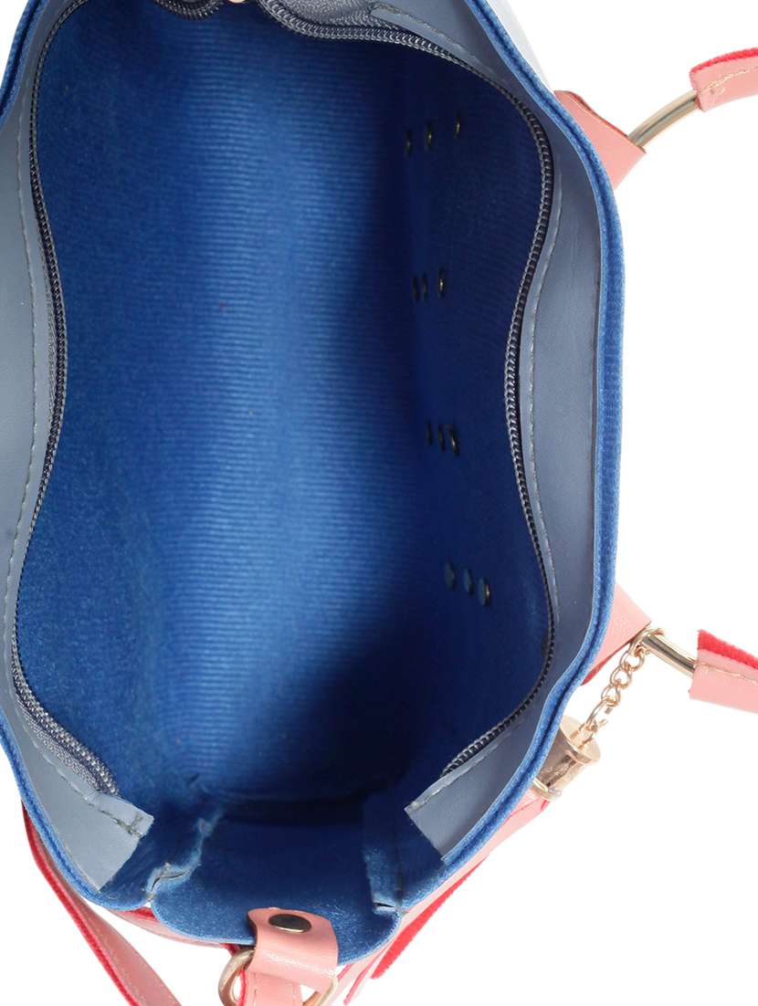 blue leatherette (pu) sling bag - 15859012 -  Standard Image - 2