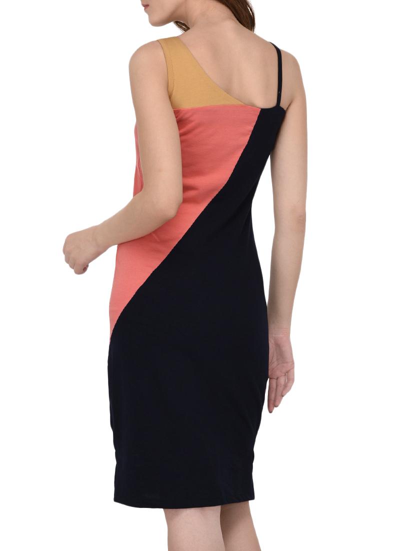 color block sheath dress - 15861551 - Standard Image - 2