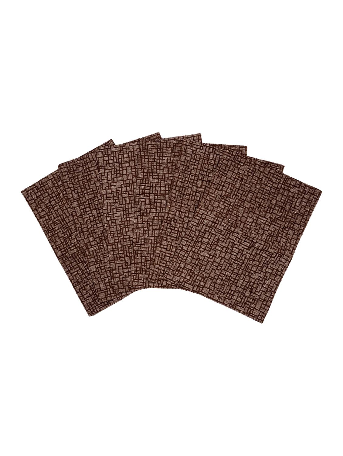 saral home unique quality viscose dining table kitchen placemats, 6 mat -33x45cm, 1 runner 33x120 cm (set of 7) - 15862242 - Standard Image - 2