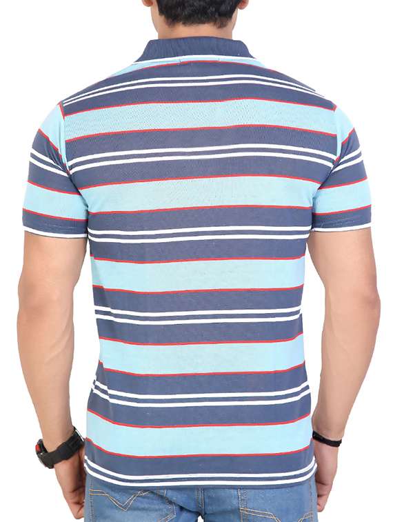 blue striped pocket t-shirt - 15862385 - Standard Image - 2