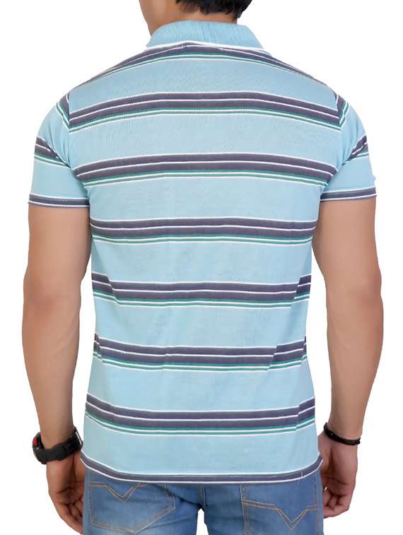 blue striped pocket t-shirt - 15862388 - Standard Image - 2