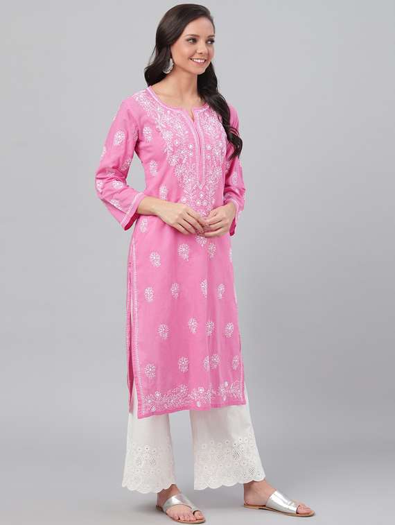 women's straight kurta - 15869271 - Standard Image - 2