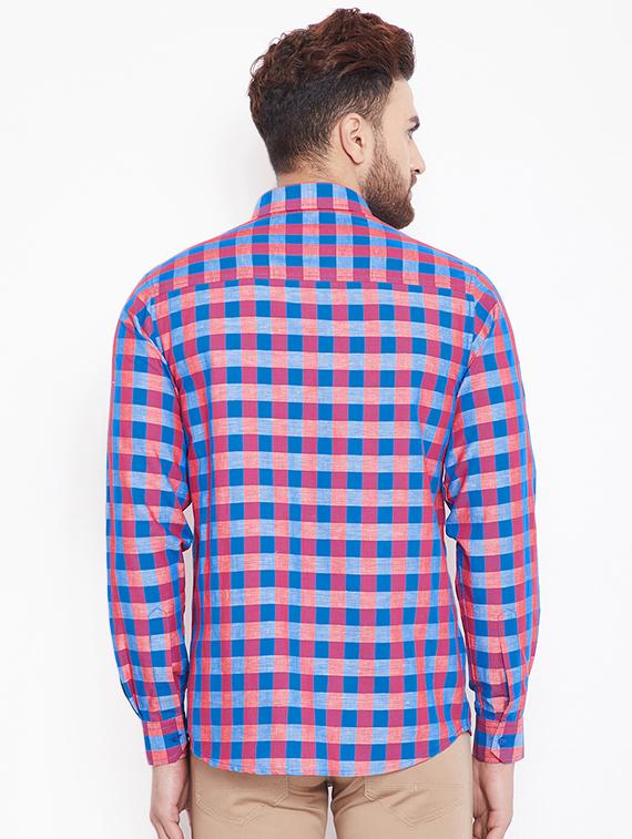 multi checkered casual shirt - 15870324 - Standard Image - 2