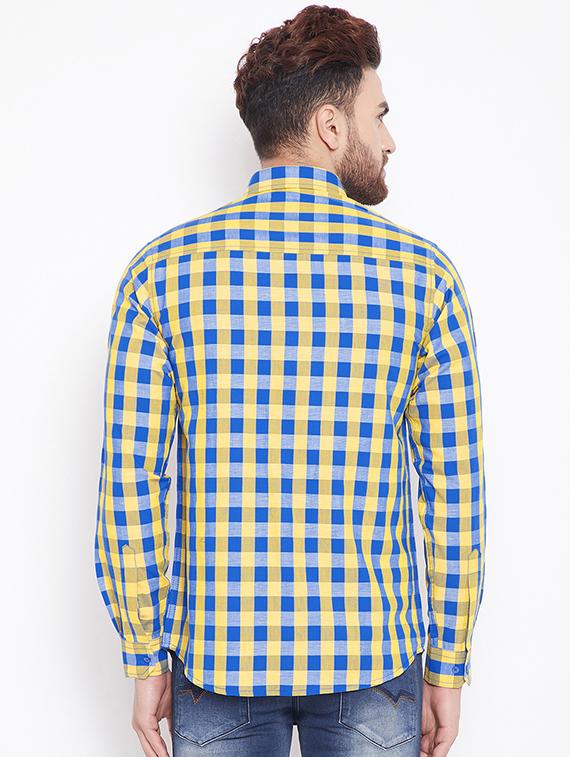 multi colored checkered casual shirt - 15870325 - Standard Image - 2