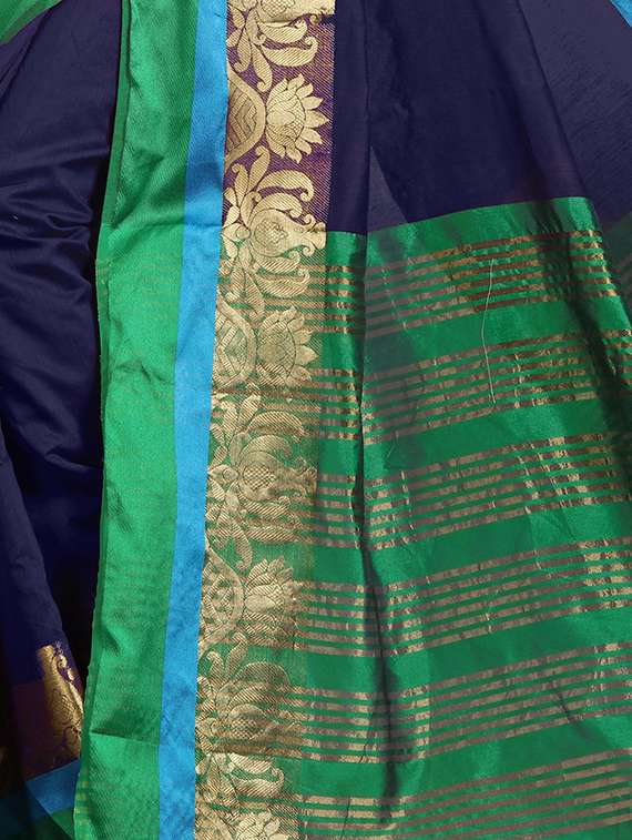self design saree with blouse - 15871606 - Standard Image - 2