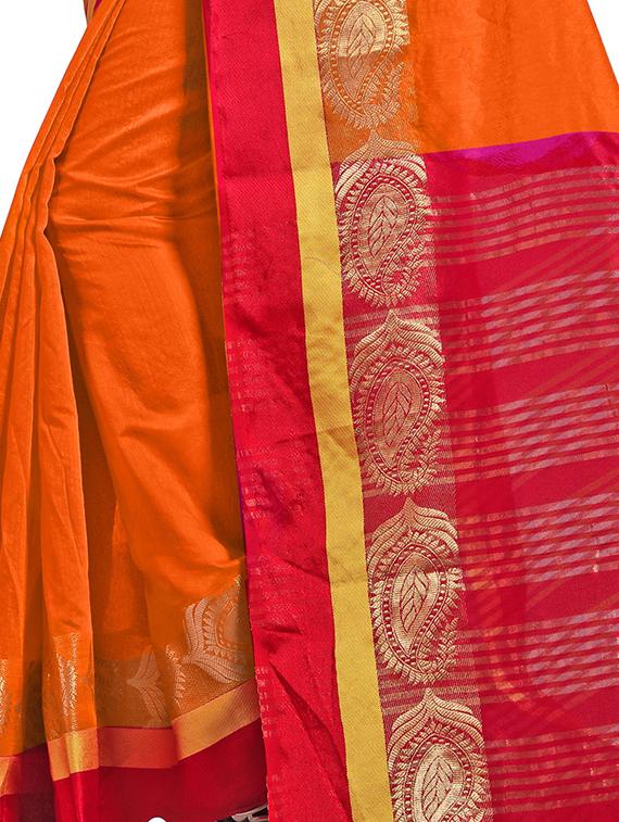 self design saree with blouse - 15871611 - Standard Image - 2