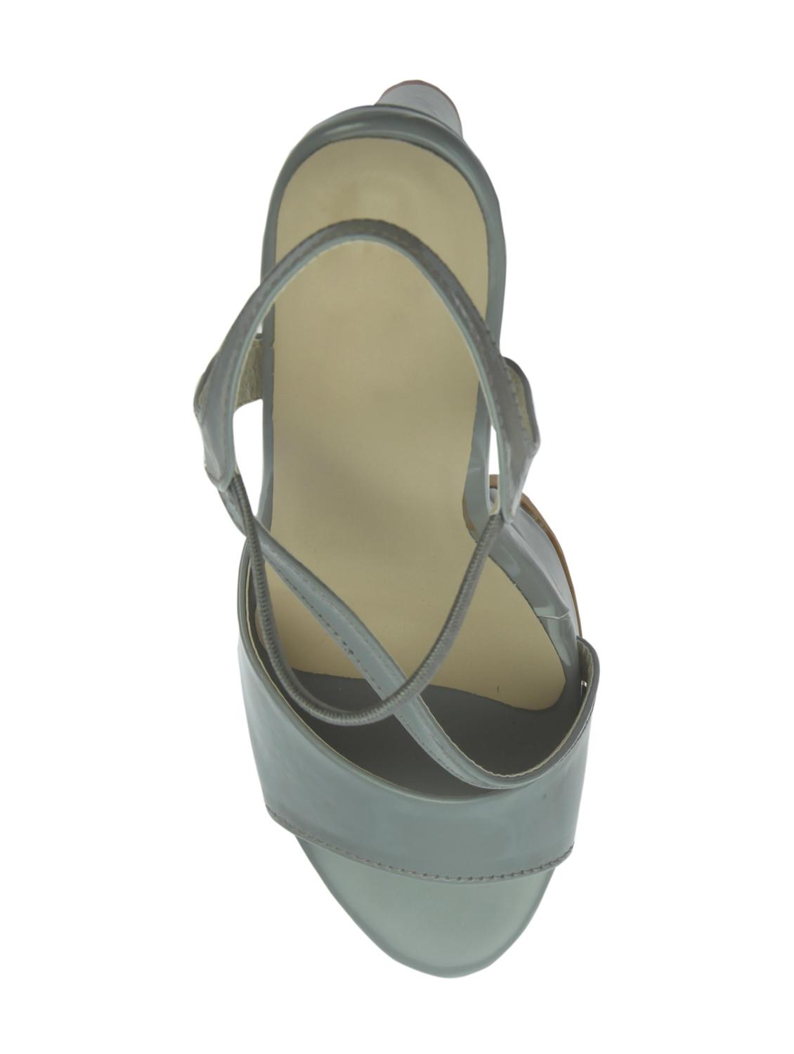 grey back strap sandals - 15875178 - Standard Image - 2