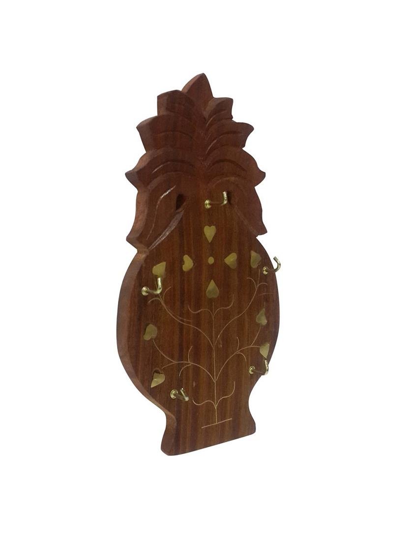desi karigar beautiful wooden handicrafts wall hanging & wall key holders set of 3 - 15876683 - Standard Image - 2