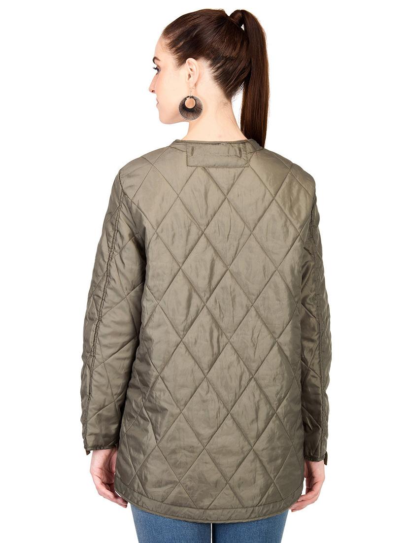 zip up quilted jacket - 15878694 - Standard Image - 2