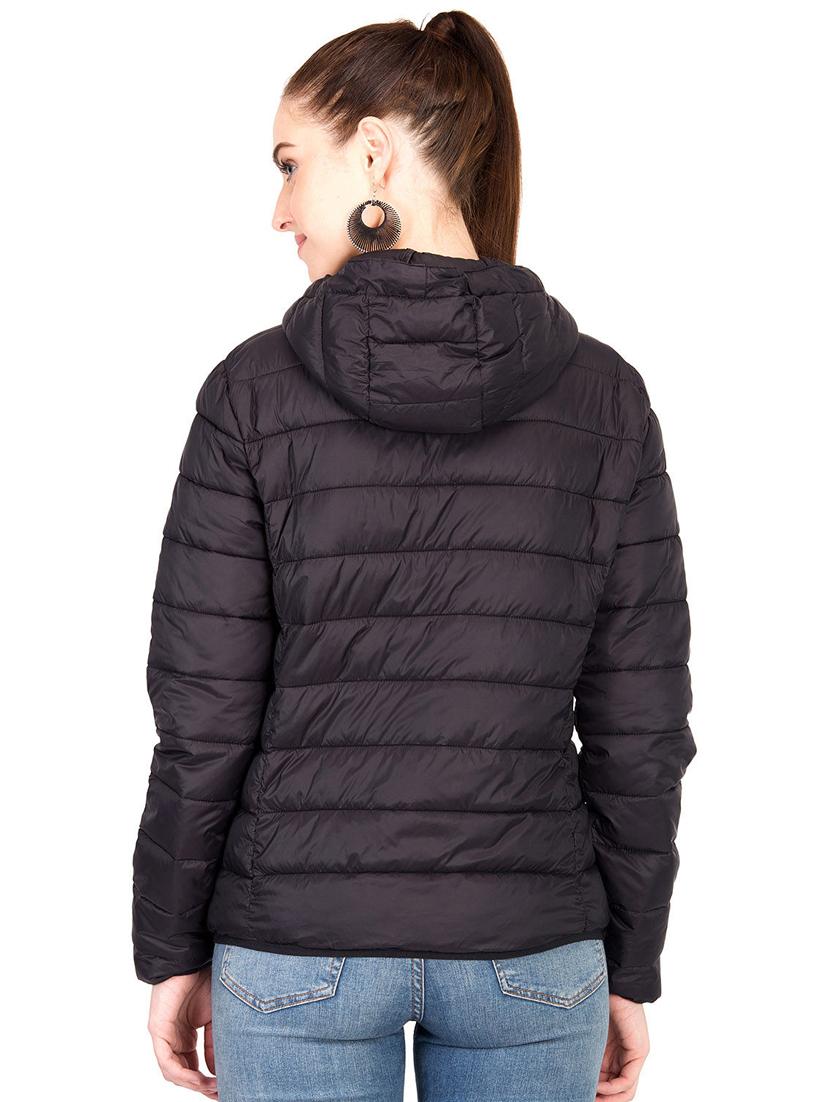 hooded neck puffer jacket - 15878703 - Standard Image - 2