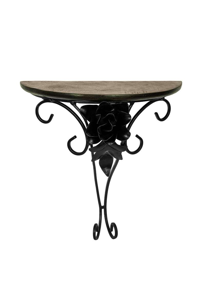 handcrafted home decor wooden wall decorative hanging shelf