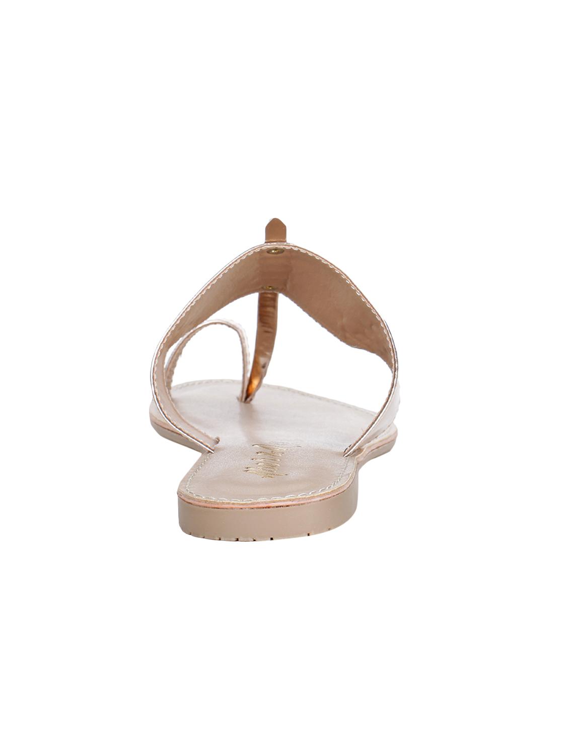 gold one toe sandals - 15881090 - Standard Image - 2