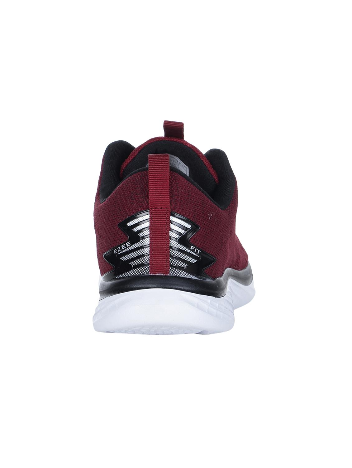 maroon fabric sport shoes - 15883177 - Standard Image - 2