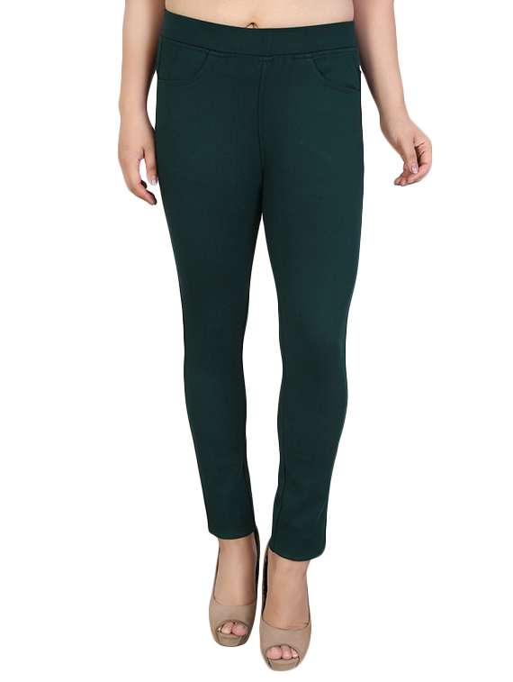 pocket detail high rise jegging