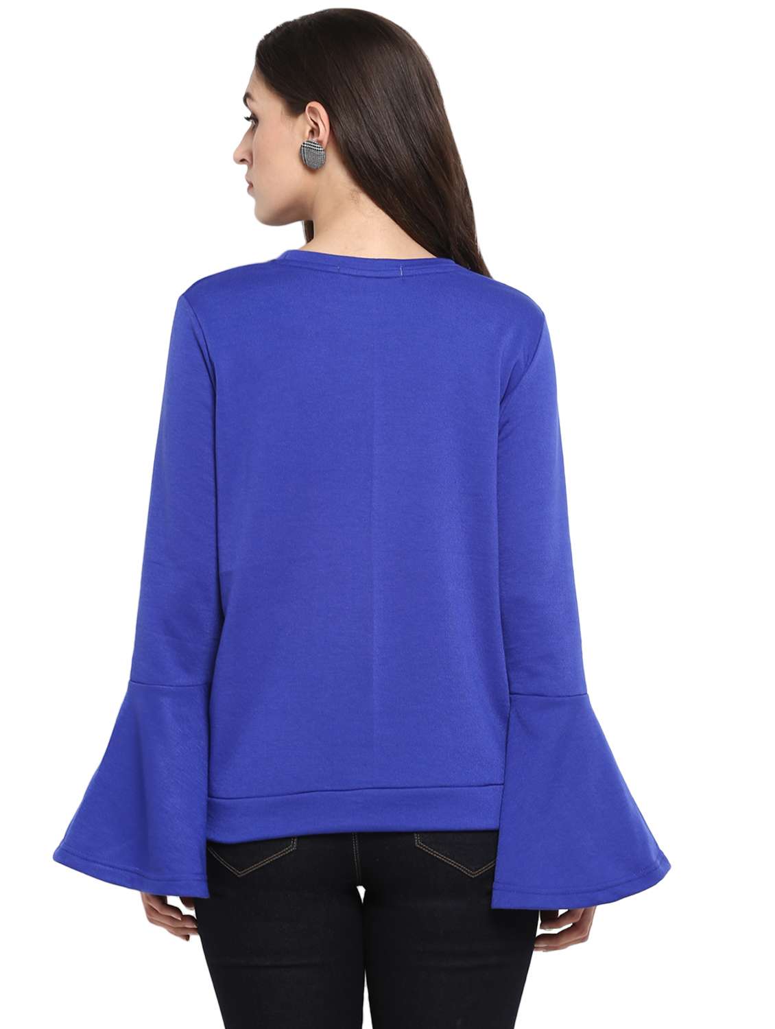 women's chest print sweatshirt - 15884270 -  Standard Image - 2