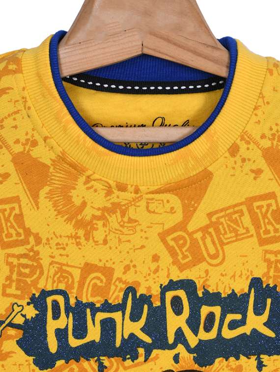 yellow cotton sweatshirt - 15884877 - Standard Image - 2