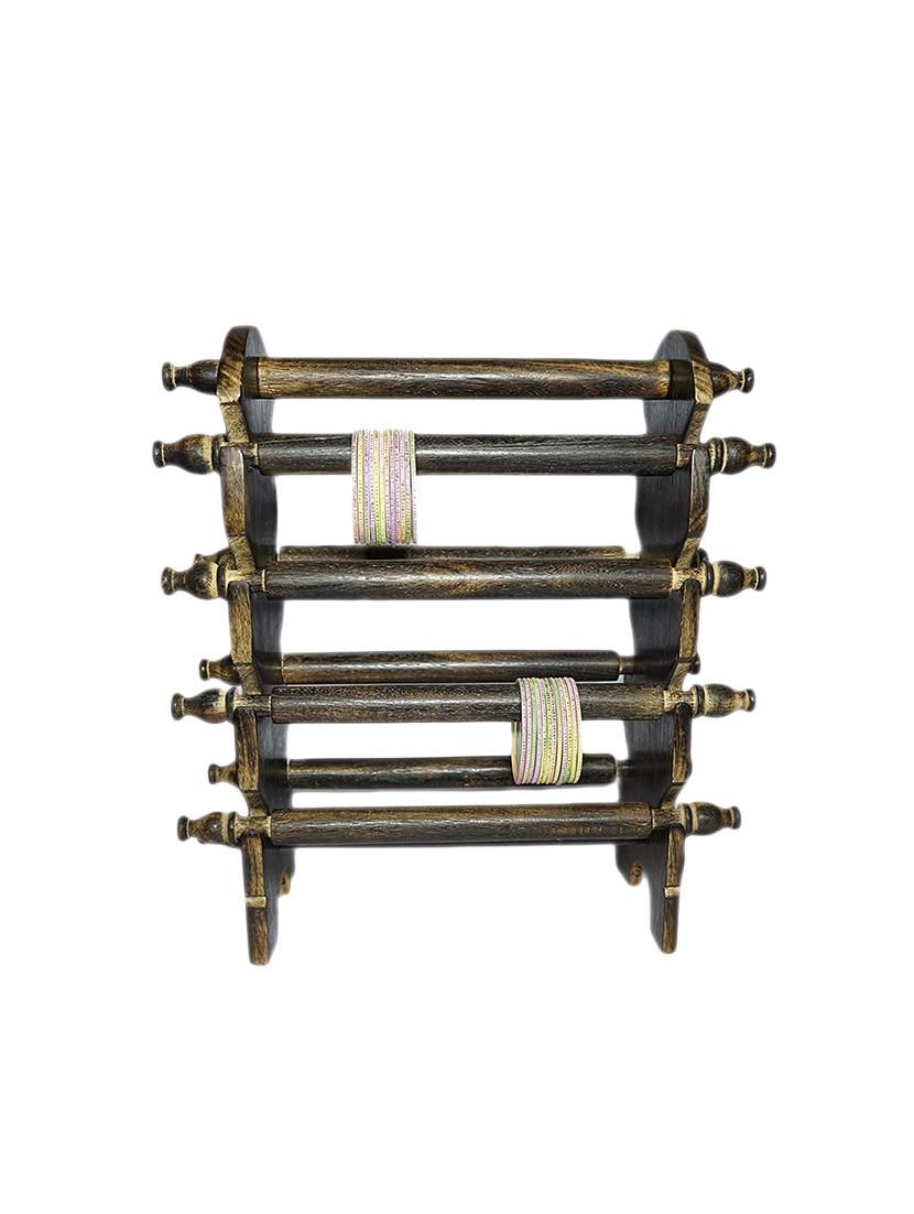 desi karigar wooden bangle stand/antique look wooden bangle holder - 15887459 - Standard Image - 2